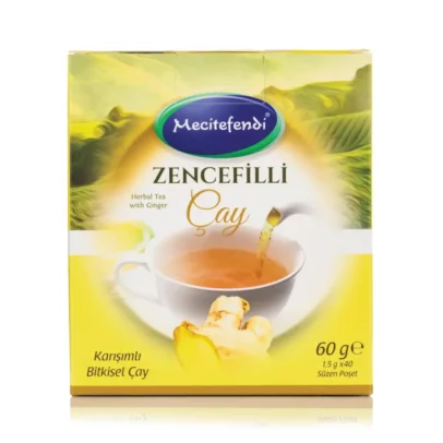 Mecitefendi Zencefilli Çay 40’lı Poşet Çay
